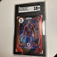 2021 Panini Prizm Premier League Michael Olise red mojo Prizm RC /159 SGC 10