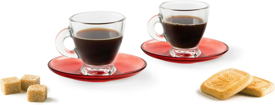 Cabilock 6 Tazzine Dosatrici In Plastica Trasparente 60 Ml – Graduate, Per Caffè, Latte, Succhi E Liquidi