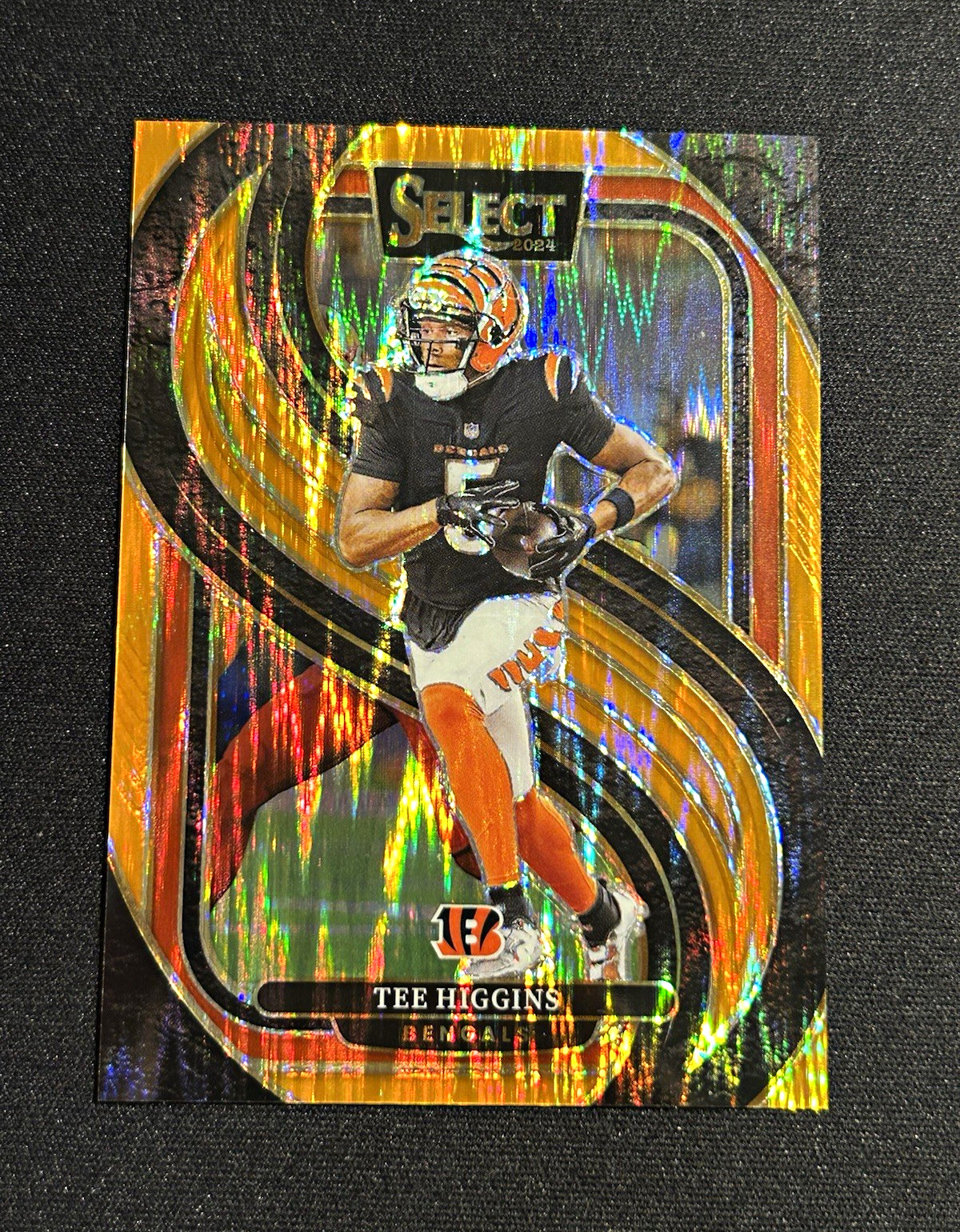 Panini 2024 Select Premier Level Tee Higgins #193 Orange Prizm Bengals /399