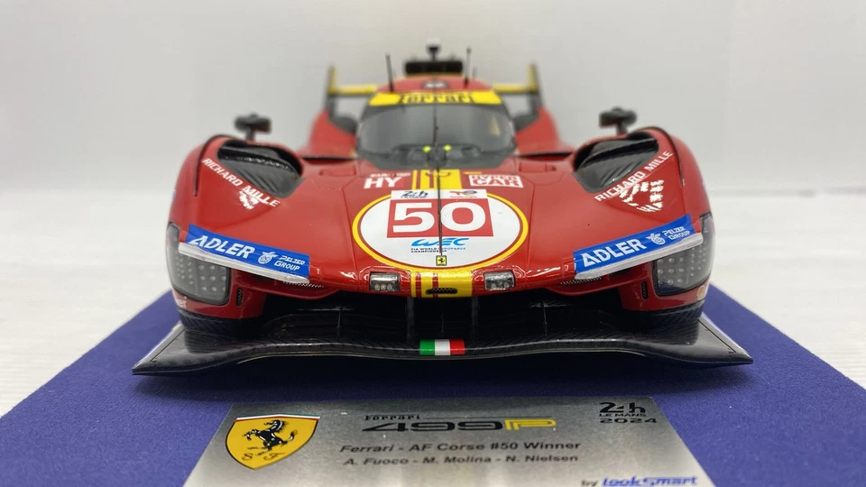 LS18LM048 Looksmart Ferrari 499P AF Corse n.50 Le Mans 2024 Winner 1/18 - Immagine 2 di 4