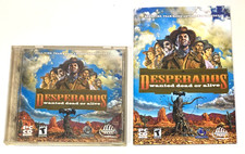 Desperados: Wanted Dead or Alive (PC, CD-ROM, 2001) w/ User Manual