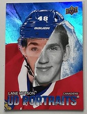 NHL 2025-26 Upper Deck Series 2 UD Portraits Lane Hutson #P-45