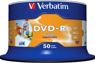 Verbatim DVD-R 43533 (VE50) Blu-ray-Rohlinge DVD-R