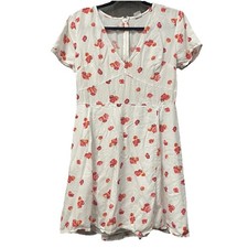 Gap Floral Poppy Print Dress Size 10