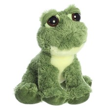 Aurora  Enchanting Dreamy Eyes  Fantabulous Frog  Stuffed 10 inches, Green