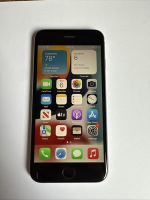 Apple iPhone 6S Space Gray 32GB AT&T Only 100% Battery Health iOS 15.7