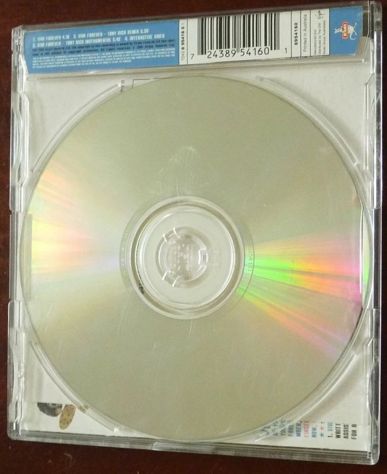 SPICE GIRLS Viva Forever Super Rare Limited Edition Baby Enhanced Single CD - Image 3 of 3