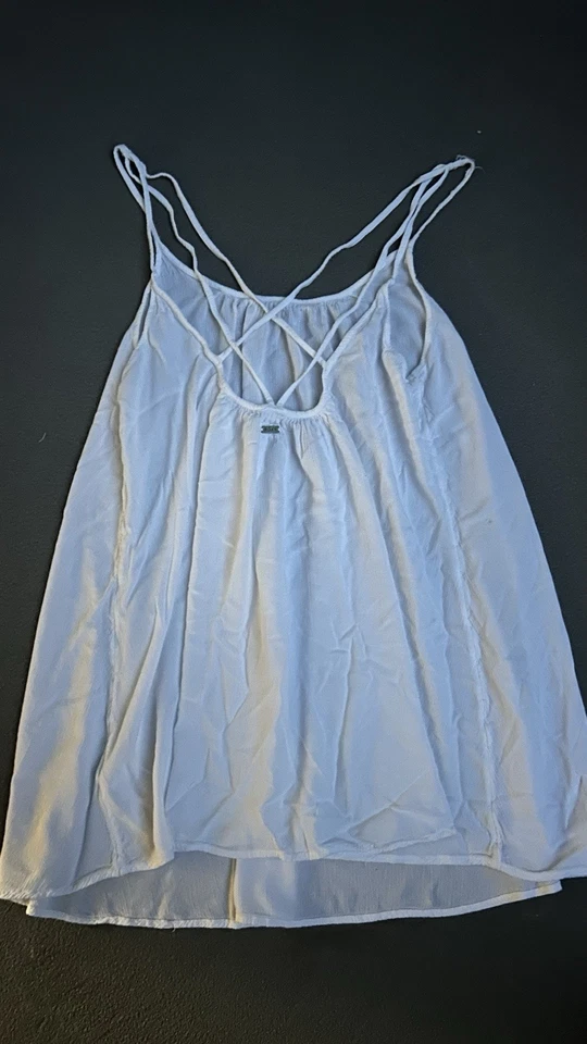 Blusa para mujer Roxy blanca fluida Foto 2 de 3