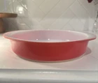 Vintage PYREX Flamingo Pink Cake Pan 221 8 1/2 inch Deep Dish