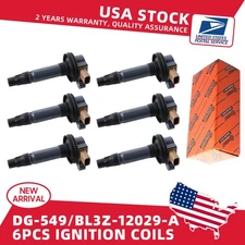 6PC DG549 Engine Ignition Coil Direct For Ford Lincoln Ecoboost For Motorcraft