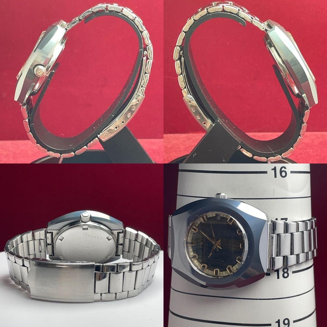 TECHNOS Borazon HAWK Automatic 36mm Tiger Eye Dia… - image 10