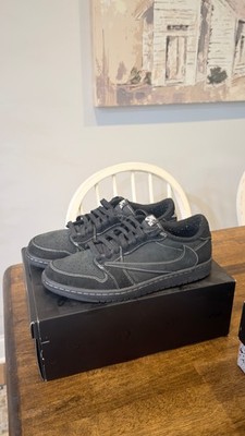 Size 11 Jordan 1 Retro Low OG SPxTravis Scott Black Phantom