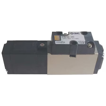 Smc Vfs2100-3Fz Solenoid Air Con Valve, Five-Way, 140 Psi