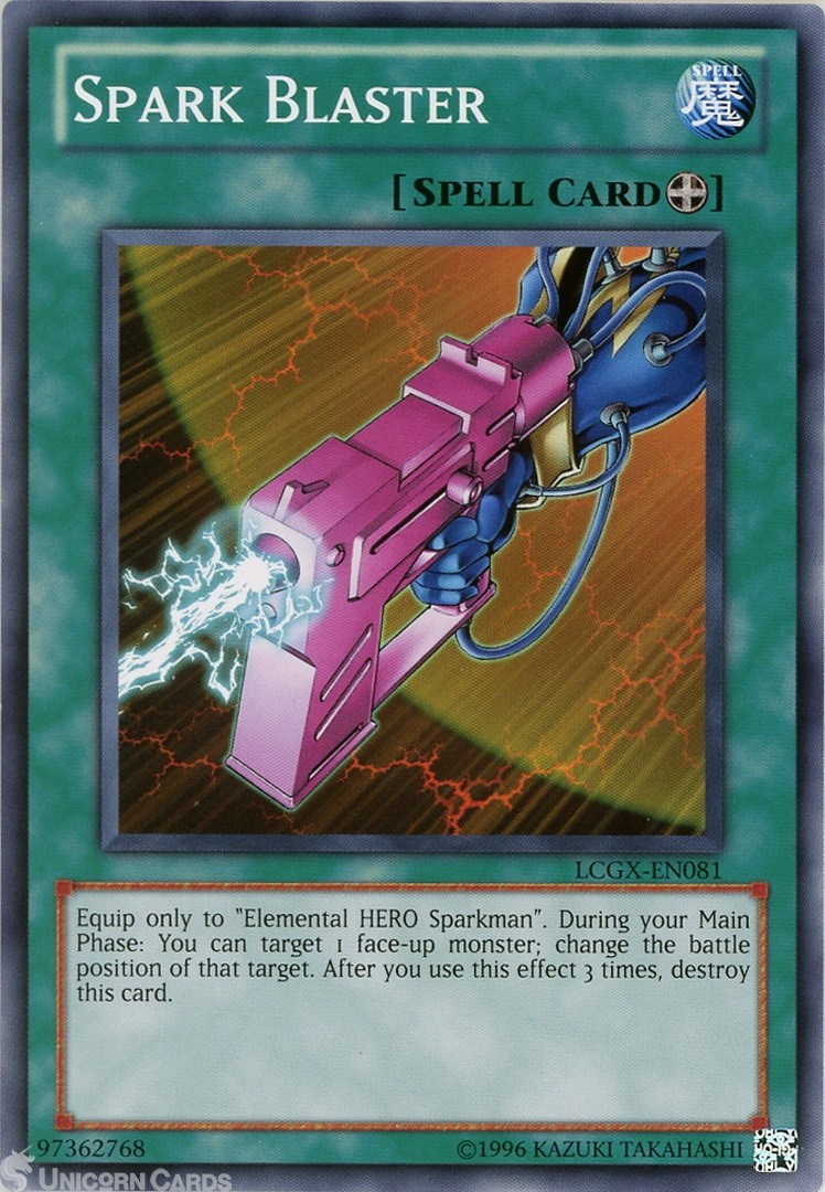 LCGX-EN081 Spark Blaster Common UNL Edition Mint YuGiOh Card