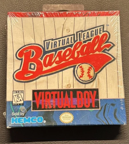 New Nintendo Virtual Boy V League Baseball Game Factory Sealed USA