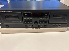 WORKING TASCAM Professional 202mkV Auto Reverse Cassette Deck. Dual voltage 
