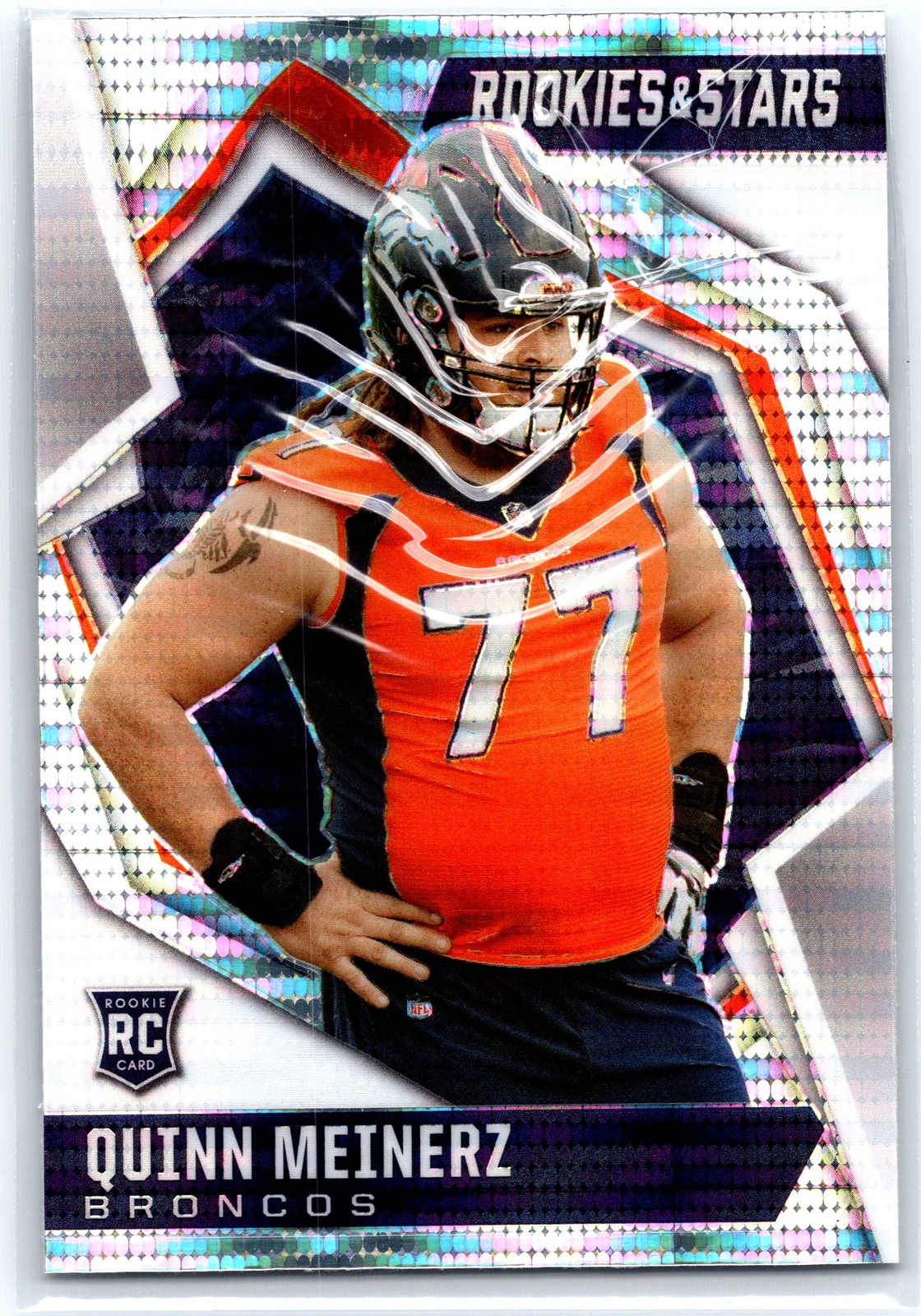 Quinn Meinerz Panini Rookies & Stars #194 Pulsar Prizm