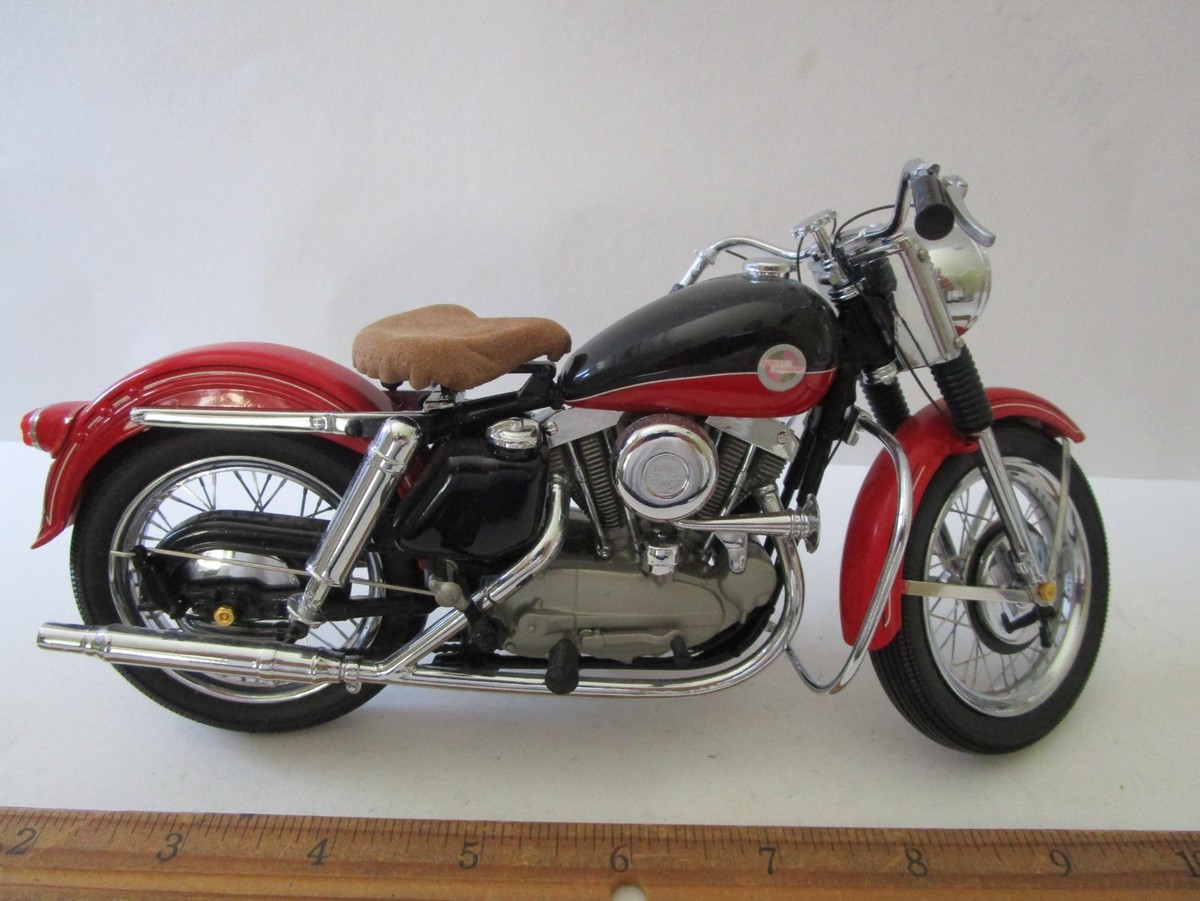 フランクリンミント HD 1957年式 HDXL スポーツスター 1/10 希少 1/10 Franklin Mint 1957 Harley-Davidson XL Sportster Motorcycle W