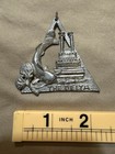 Vintage Silvertone Delta Pendant- Signed — photo 2