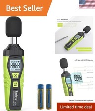 Decibel Meter, Digital Sound Level Meter Portable SPL Meter 30dB to 130dB MAX...