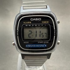 Casio Digital Watch Women 25mm Silver Alarm Chrono Daydate LA670W New Battery LK