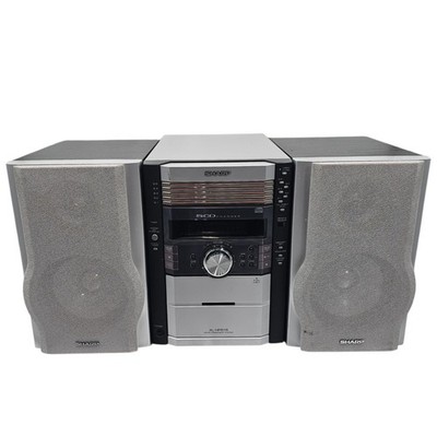 Sharp XL-HP515 Compact Stereo - AM/FM (5) CD Cassette Player Tested Working