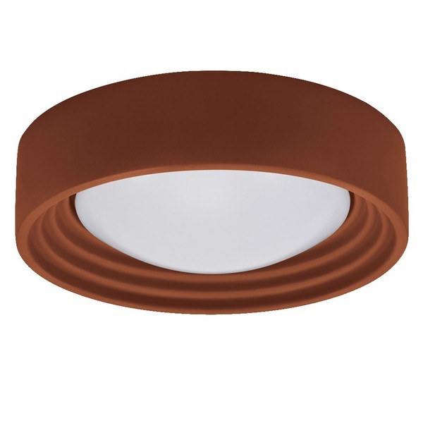 Led Deckenleuchte Beton Braun Osram 3000K Click-Dim Ø30Cm BüRo Deckenlampe Flur-image