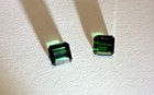 Two Octagon Deep Bluish GreenTourmalines,1.35 Ct (VS) &1.30 Ct (VVS) for Earring — photo 2