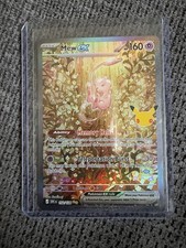 MEW EX POKEMON 152/128 2026 30° CELEBRAZIONE INGLESE