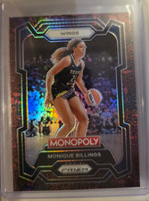 2024 Panini Prizm Monopoly WNBA - Monique Billings #19 Etched Red-Tint parallel