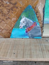 Ceramic Art: Horse on broken Tile