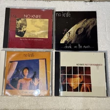 NO KNIFE - Lot of 4 used CDs - FIRE CITY  Hit Man RIOT For ROMANCE Drunk On Moon
