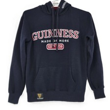 Guinness Authentic embroidered logo hoodie sweatshirt mens small