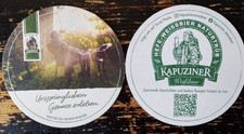 Bierdeckel Kulmbach Kulmbacher Kapuziner Hefe-Weißbier Naturtrüb -neue Rückseite