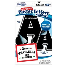 ArtSkills Paper Poster Letters and Numbers for Projects and Crafts, 4" and 2....