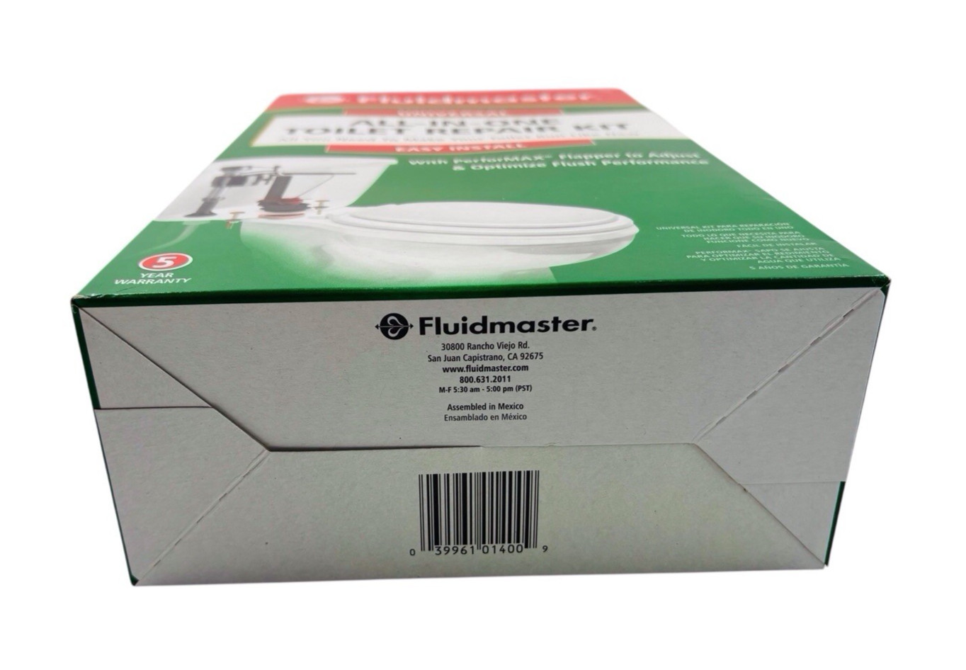 Fluidmaster Universal All in One Toilet Repair Kit for 2" Flush Valves 400AK NIB