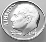 2003-S Roosevelt Dime 90% Silver Proof Nice Coin Handled With Care