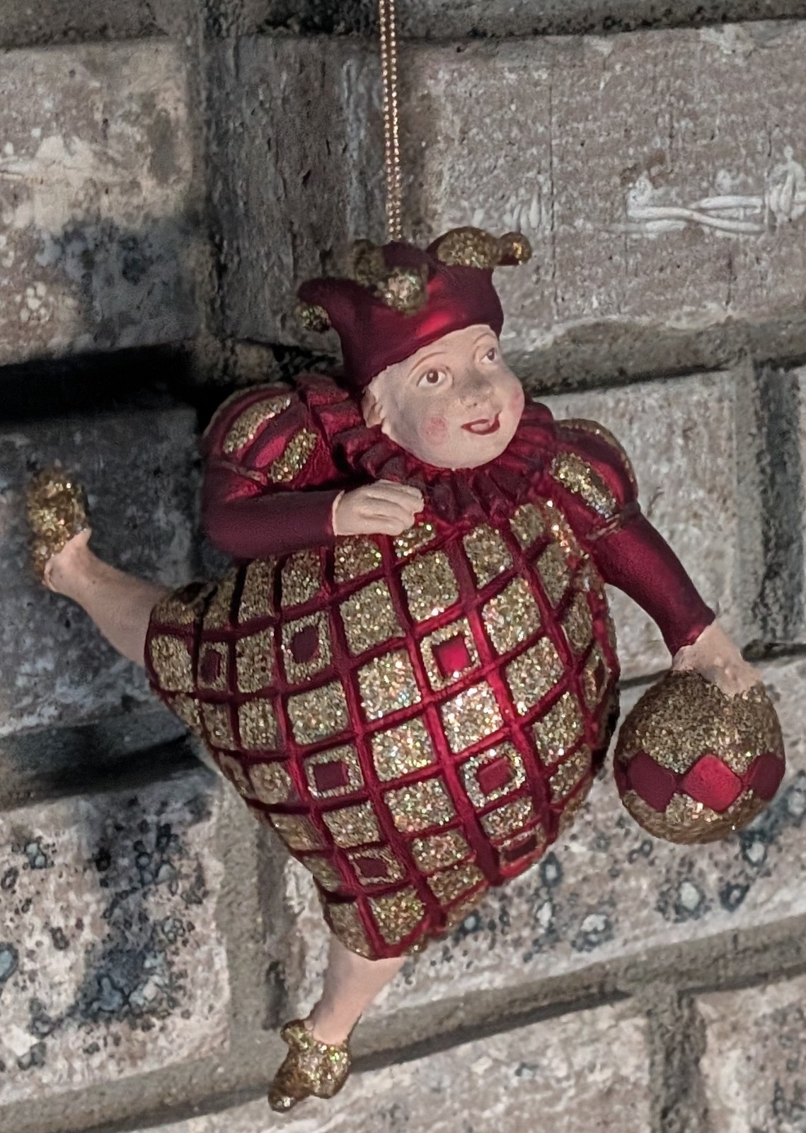 Katherine’s Collection “Court Jester”, Very Rare Ornament