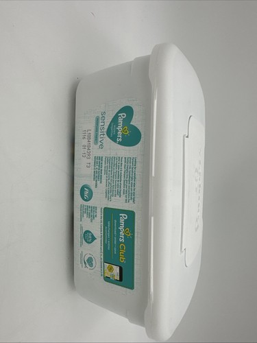 Sensitive Pampers Baby Feuchttücher Behälter Mehrweg Halter Wanne Weiß (ohne Tücher) - Bild 2 von 4