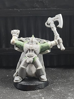 OOP Warhammer 40k Space Wolves Wolf Guard Conversion Power Axe Howling Unique