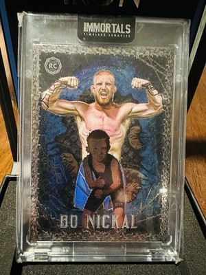 Bo Nickal Chase Card! Spector Artwork Immortals 17/27 Very Rare!!! **Sold Out**
