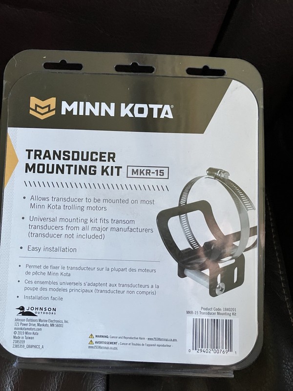 Minn Kota Sonar Mount MKR-15, #184201