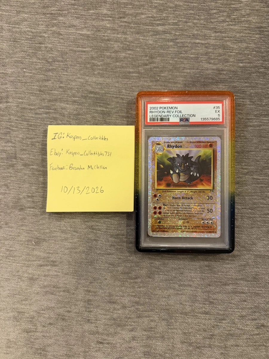 25+ Pokémon PSA Individual Legendary Collection Trading Cards for