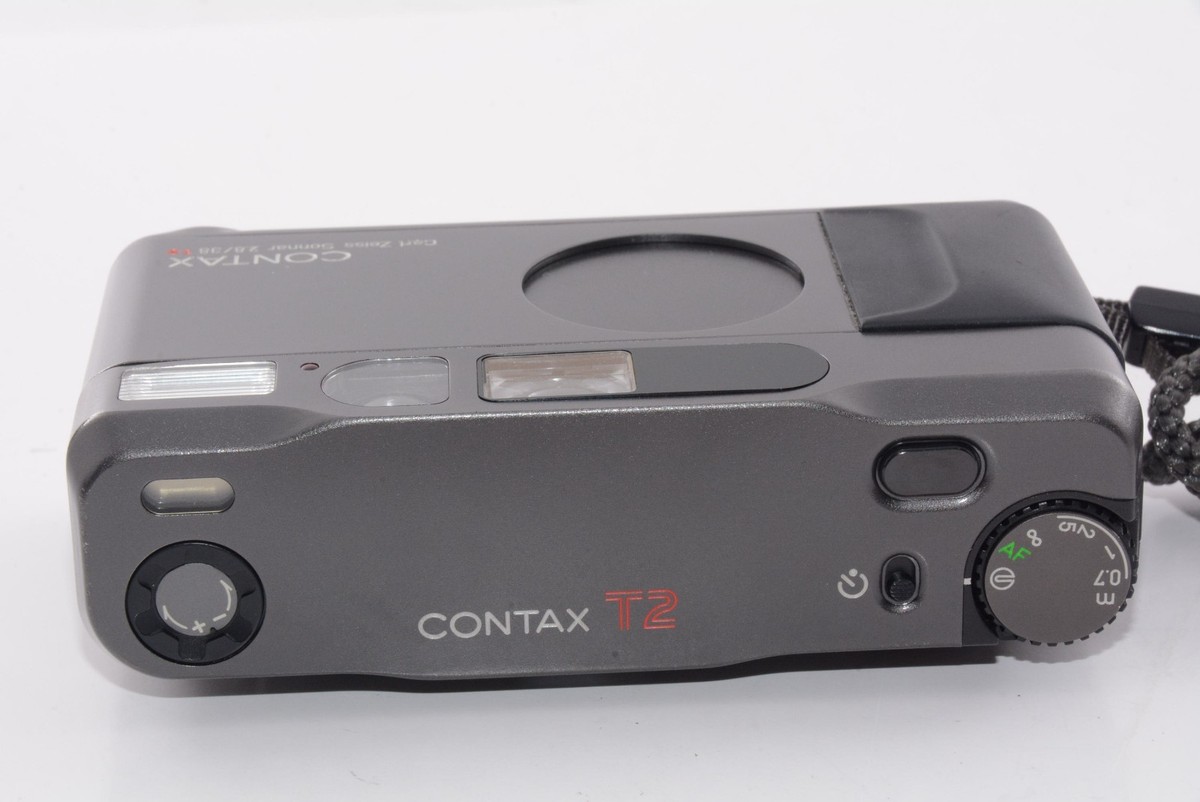 N.MINT] Contax T2 Titan Black Carl Zeiss Sonnar 38mm F2.8T