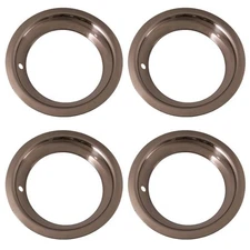Coast To Coast IWC1515D3 Set of 4 Stainless Steel 15 Inch Beauty Trim Rings