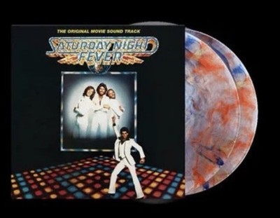 BEE GEES - Saturday Night Fever OST 2xLP Clear w Red, Orange & Blue Splatter New