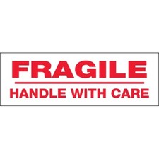 2x55 yds Waterproof 2.2 mil-Fragile Handle With Care Carton Sealing Tape-qty 36