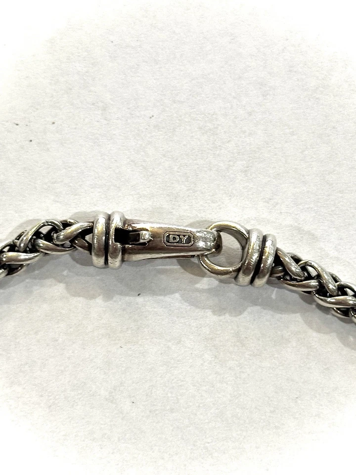 Pulsera Cadena Trigo David Yurman 7.5 Longitud Excelente Estado Foto 2 de 4