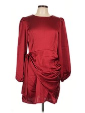 ASTR The Label Women Red Cocktail Dress L