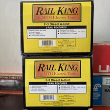 MTH Rail King 30-2921-3  3 Rail Santa Fe F3 Diesel A Unit Non Powered X-MAS SALE